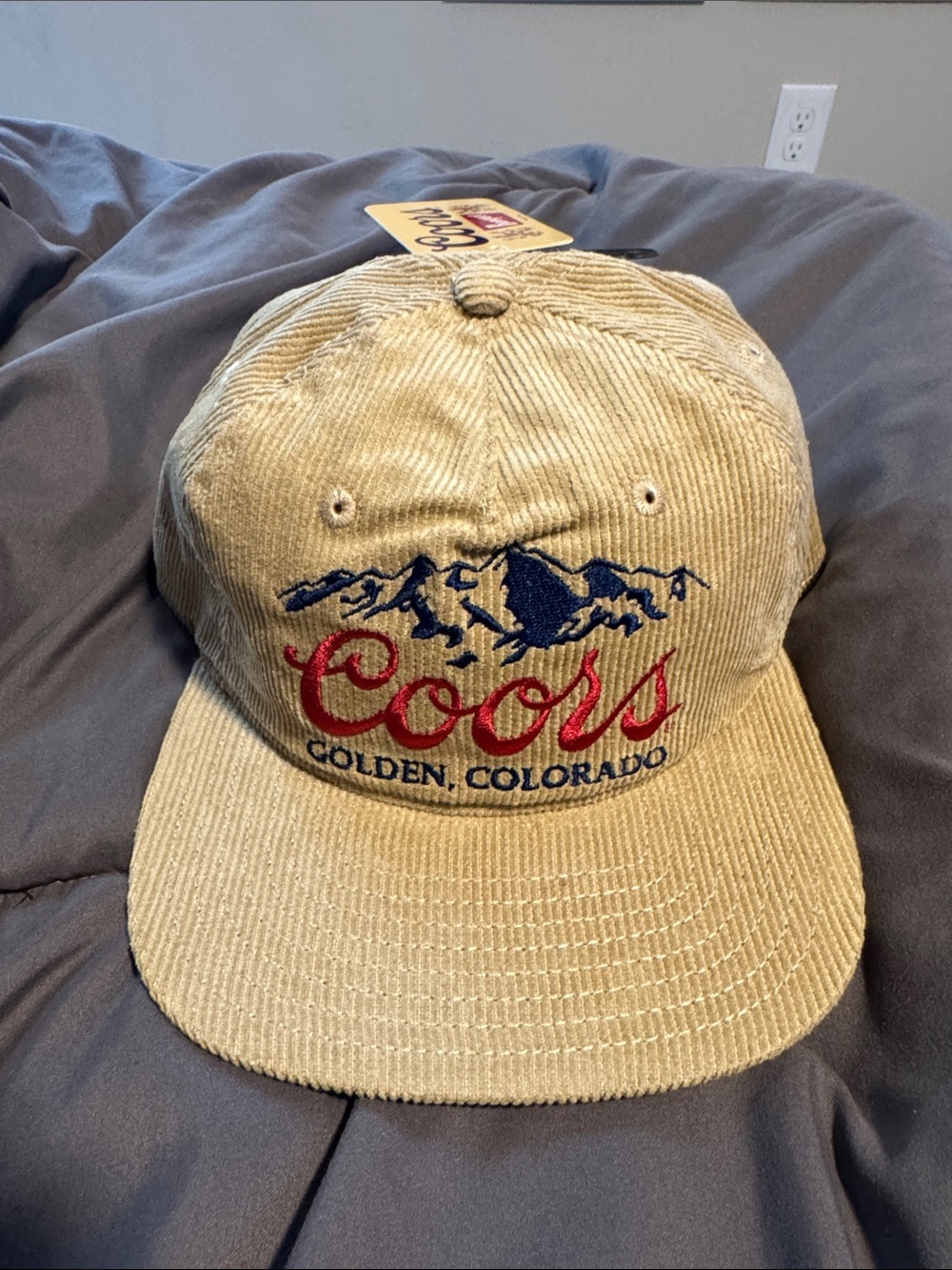 Coors Golden Colorado Corduroy Hat - Tan